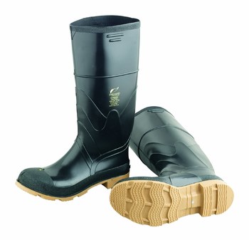 Picture of Dunlop 86312 Black/Tan 11 Chemical-Resistant Boots (Main product image)
