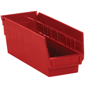 Picture of BINPS102R Red Plastic Shelf Bins (Main product image)