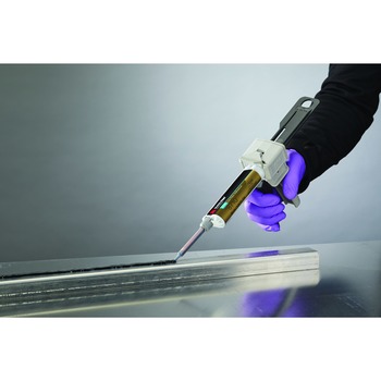 3M Scotch-Weld DP8705NS Black Two-Part Base & Accelerator (B/A) Acrylic Adhesive - 45 ml Duo-Pak - 40963