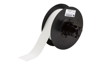 Picture of Brady ToughWash White Indoor Polyester Thermal Transfer B30C-1125-855-WT Continuous Thermal Transfer Printer Label Roll (Main product image)