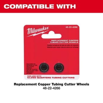 Milwaukee Close Quarters Tubing Cutter 48-22-4262 - 1 in Capacity