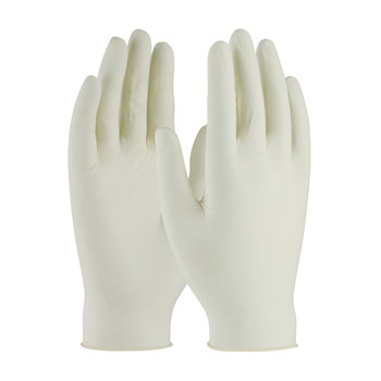 Picture of PIP 62-321 Off-White Large Latex Disposable Cleanroom Gloves (Main product image)
