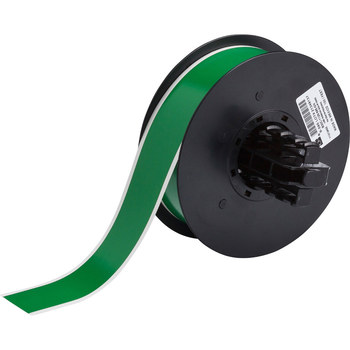 Picture of Brady Green Indoor / Outdoor Vinyl Thermal Transfer B30C-1125-595-GN Continuous Thermal Transfer Printer Label Roll (Main product image)