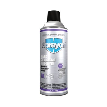 Sprayon WL739 Silver Corrosion & Rust Inhibitor - Spray 14 oz Aerosol Can - 14 oz Net Weight - 90739