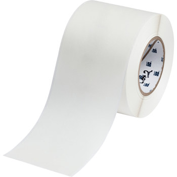 Brady THT-4000-403-WT Printer Label Roll - 4 in x 300 ft - Paper - Matte White - B-403 - 59998