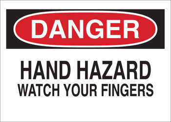 Picture of Brady B-401 Polystyrene Rectangle White English Equipment Safety Sign part number 22982 (Main product image)