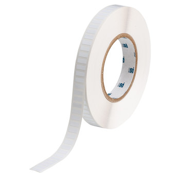 Picture of Brady White Polyester Thermal Transfer THT-97-473-10 Die-Cut Thermal Transfer Printer Label Roll (Main product image)