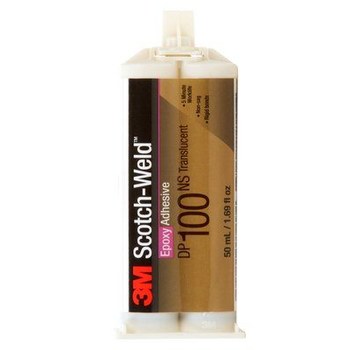 3M Scotch-Weld 100NS Translucent Two-Part Epoxy Adhesive - Base & Accelerator (B/A) - 200 ml Cartridge - 87264