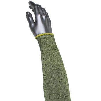 Picture of PIP Kut Gard S10ATAFR/5HA-ES6 Green 18 in Cut-Resistant Arm Sleeve (Main product image)