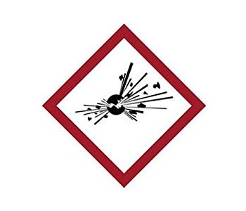 Picture of Brady Red/White/Black Fire Hazard Label (Main product image)