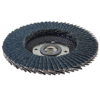 Weiler Tiger Paw Type 27 Flap Disc 51113 - Zirconium - 4-1/2 in - 40 - Coarse