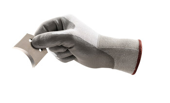 Ansell HyFlex 11-644 Grey 12 Polyethylene Cut-Resistant Glove - ANSI 2 Cut Resistance - Polyurethane Palm Coating - 11-644/SZ 12