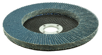 Weiler Wolverine Type 27/Flat Flap Disc 31440 - Alumina Zirconia - 6 in - 60 - Coarse