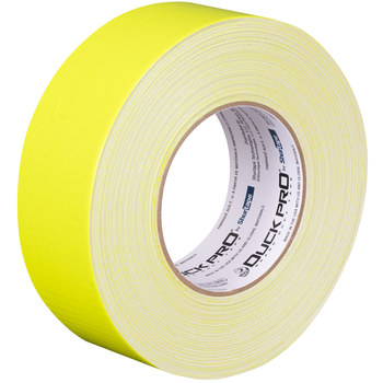 Shurtape Duck Pro PC 619 Fluorescent Yellow Duct Tape - 48 mm Width x 55 m Length - 9 mil Thick - SHURTAPE 105500