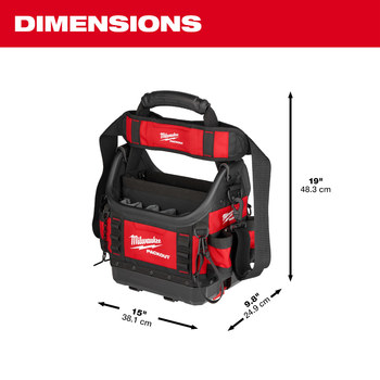 Milwaukee PACKOUT™ Structured Open 15" Tote 48228317 | Milwaukee Tool