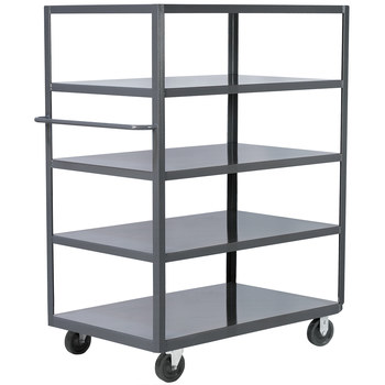 Picture of Akro-Mils R5ST5HR2436 2200 lb Gray Powder Coated Steel 13 ga Heavy Duty Shelf Cart (Main product image)