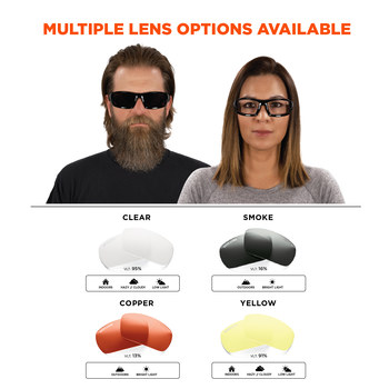 Ergodyne Skullerz Safety Glasses ODIN 50300 - Size Universal