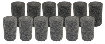 Weiler Tiger Zirc Zirconia Alumina Abrasive Plug - 1 1/2 in Length - 5/8-11 UNC Center Hole - 68320
