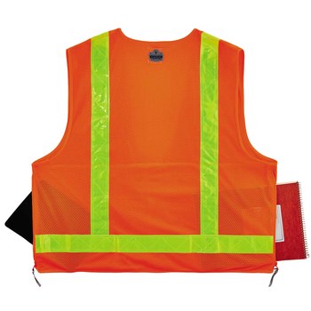 Ergodyne Glowear High-Visibility Vest 8250ZHG 21435 - Size Large/XL - High-Visibility Orange