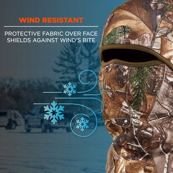 Ergodyne N-Ferno 6823RT Realtree Camo Universal Fleece Cold Weather Hoods & Liners - 720476-16833