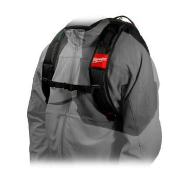 Milwaukee Red/Black Ballistic Material Backpack - 24.4 in Length - 9 in Wide - 48-22-8200