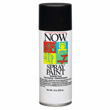 gloss black spray paint