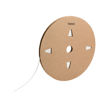 Picture of Brady PermaSleeve Low-Smoke Zero-Halogen White Polyolefin Low-Smoke Zero-Halogen Thermal Transfer LSZH-C-250-WT-K Continuous Thermal Transfer Printer Heat-Shrink Labels (Main product image)