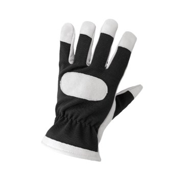 Global Glove Hotrod HR4008 Gray/White Small Goatskin Leather/Spandex Mechanic's Gloves - HR4008/SM
