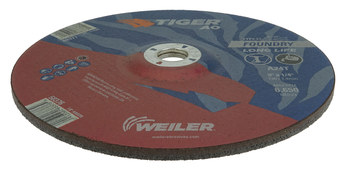 Weiler Tiger AO Depressed-Center Grinding Wheel 68376 - 9 in - Aluminum Oxide - 24 - T