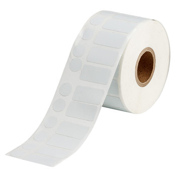 Picture of Brady Freezerbondz White Polyester Thermal Transfer THT-251-492-1.5-SC Die-Cut Thermal Transfer Printer Label Roll (Main product image)