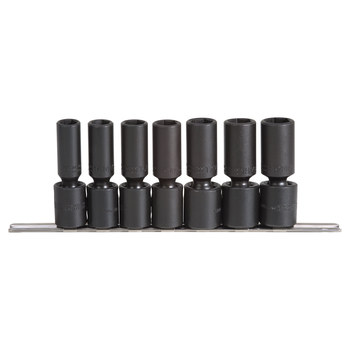 Proto J72147M 6 Point Universal Impact Socket Set - 1/2 in Drive - 00618