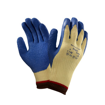 Picture of Ansell Powerflex 80-600 Blue/Yellow 9 Kevlar Cut-Resistant Glove (Main product image)