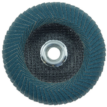 Weiler Tiger Angled Flap Disc 51305 - Zirconium - 4-1/2 in - 80 - Medium