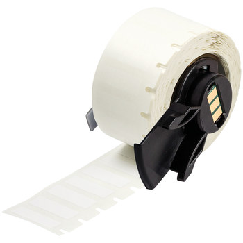 Picture of Brady White Vinyl Thermal Transfer PTL-16-498 Die-Cut Thermal Transfer Printer Label Roll (Main product image)