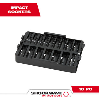 Milwaukee SHOCKWAVE Impact Duty 1.614 in Socket Tray 49-66-6833 - Plastic