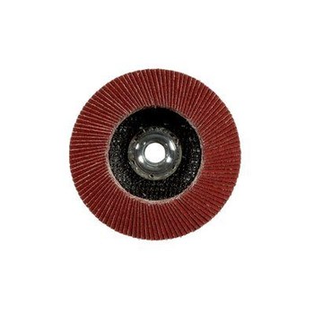 3M Cubitron II 967A Type 27 Flap Disc 55634 - Ceramic Aluminum Oxide - 4 1/2 in - 80+ - Medium