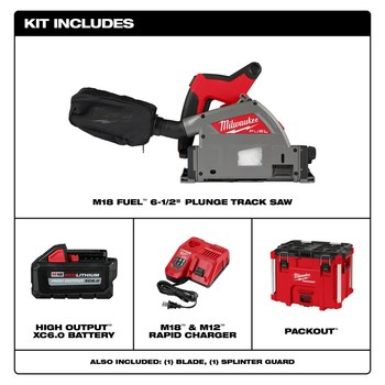 Milwaukee M18 FUEL Plunge Track Saw Kit 2831-21