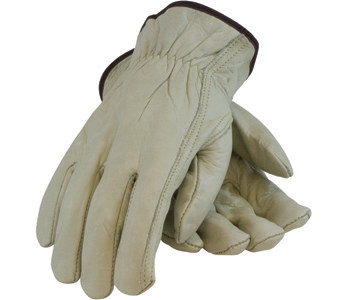 LARGE Details about   24-PAIR FULL COW GRAIN LEATHER DRIVER WORK GLOVES KEYSTONE SIZE 