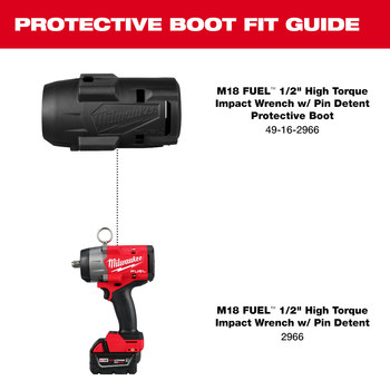 Milwaukee M18 FUEL High Torque Impact Wrench Boot 49-16-2966