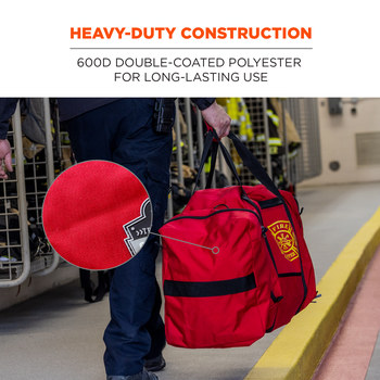 Ergodyne Arsenal GB5005P Red Polyester Protective Duffel Bag - 21 in Width - 16 in Length - 15 in Height - 720476-13305