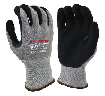 Picture of Armor Guys Kyorene 000-300 Gray/Black 2XL Graphene Cut-Resistant Gloves (Main product image)