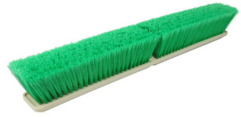 Weiler Perma-Sweep 421 Push Broom Head - 18 in - Polystyrene - Green - 42163