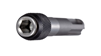 Vega Tools 1/4 in Quick Release Bit Holder 10M80SDS1QF - SDS Shank - S2 Steel & Stainless Steel - 3 3/16 in Length - Stainless & Black Oxide Finish - 00001