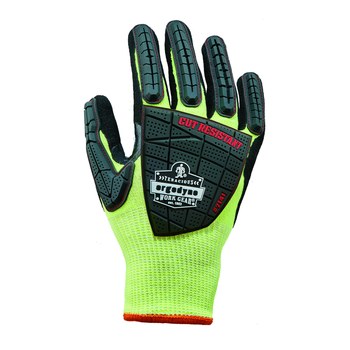 Nitrile-Coated Cut-Resistant Gloves, Dorsal Impact Reducing