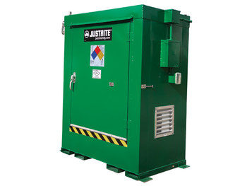Picture of Justrite Agri-Turf 500 cubic ft Green Hazardous Material Storage Cabinet (Main product image)