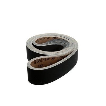 3M 461F Sanding Belt 85871 - 4 in x 132 in - Silicon Carbide - P400 - Extra Fine