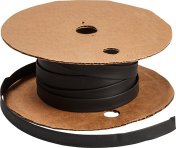Picture of Brady Bradymark Black Polyolefin Thermal Transfer HSA-190-BK Continuous Thermal Transfer Printer Heat-Shrink Tubing (Main product image)