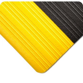Picture of Wearwell Deluxe Tuf Sponge 442 Gray Vinyl Sponge Ribbed Anti-Fatigue Mat (Main product image)