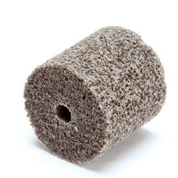 3M Scotch-Brite XL-UW Unitized Aluminum Oxide Medium Deburring Wheel - Medium Grade - Arbor Attachment - 1 in Diameter - 3/16 in Center Hole - 1 in Thickness - 13753