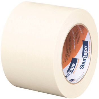 Shurtape CP 105 Natural Masking Tape - 96 mm Width x 55 m Length